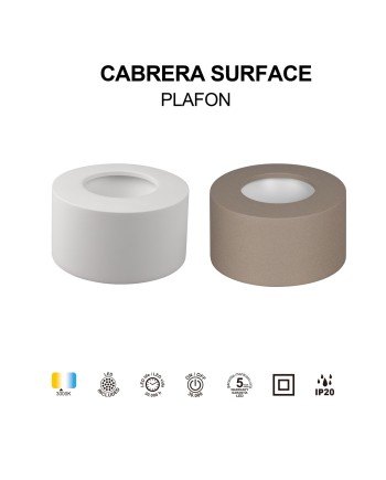 CABRERA * PLAFÓN LED 6W 3000K BLANCO